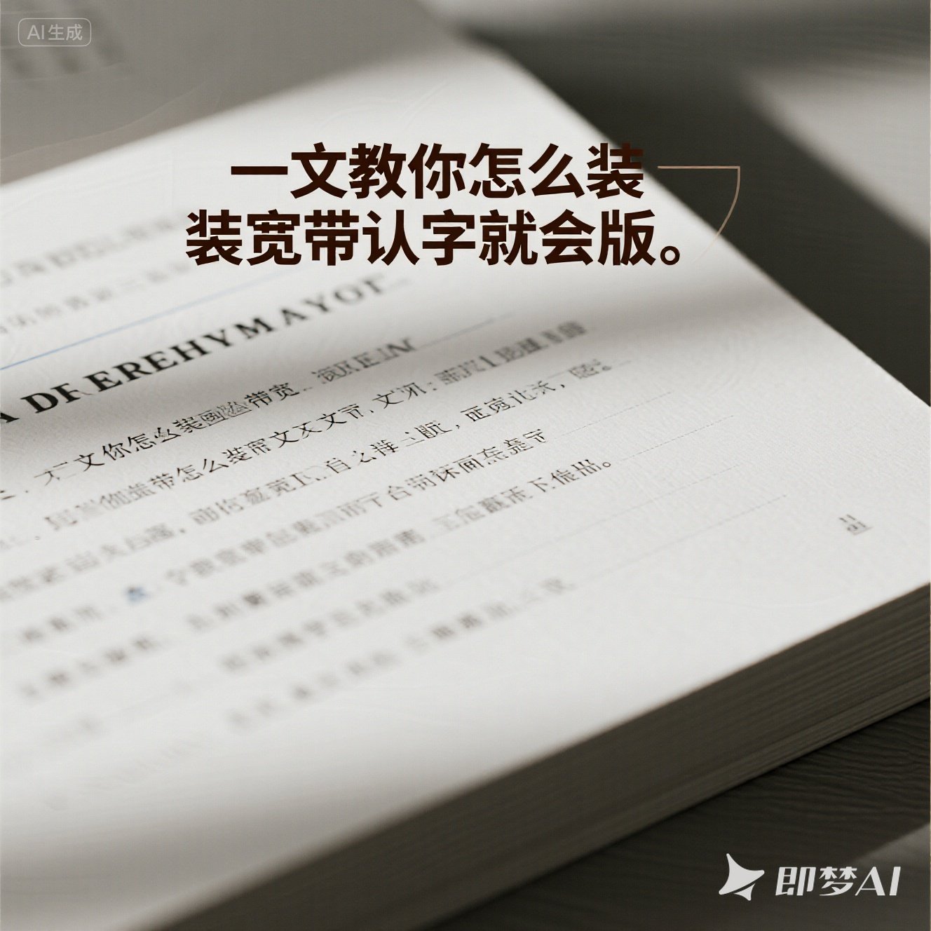 郑州一文教你怎么装宽带