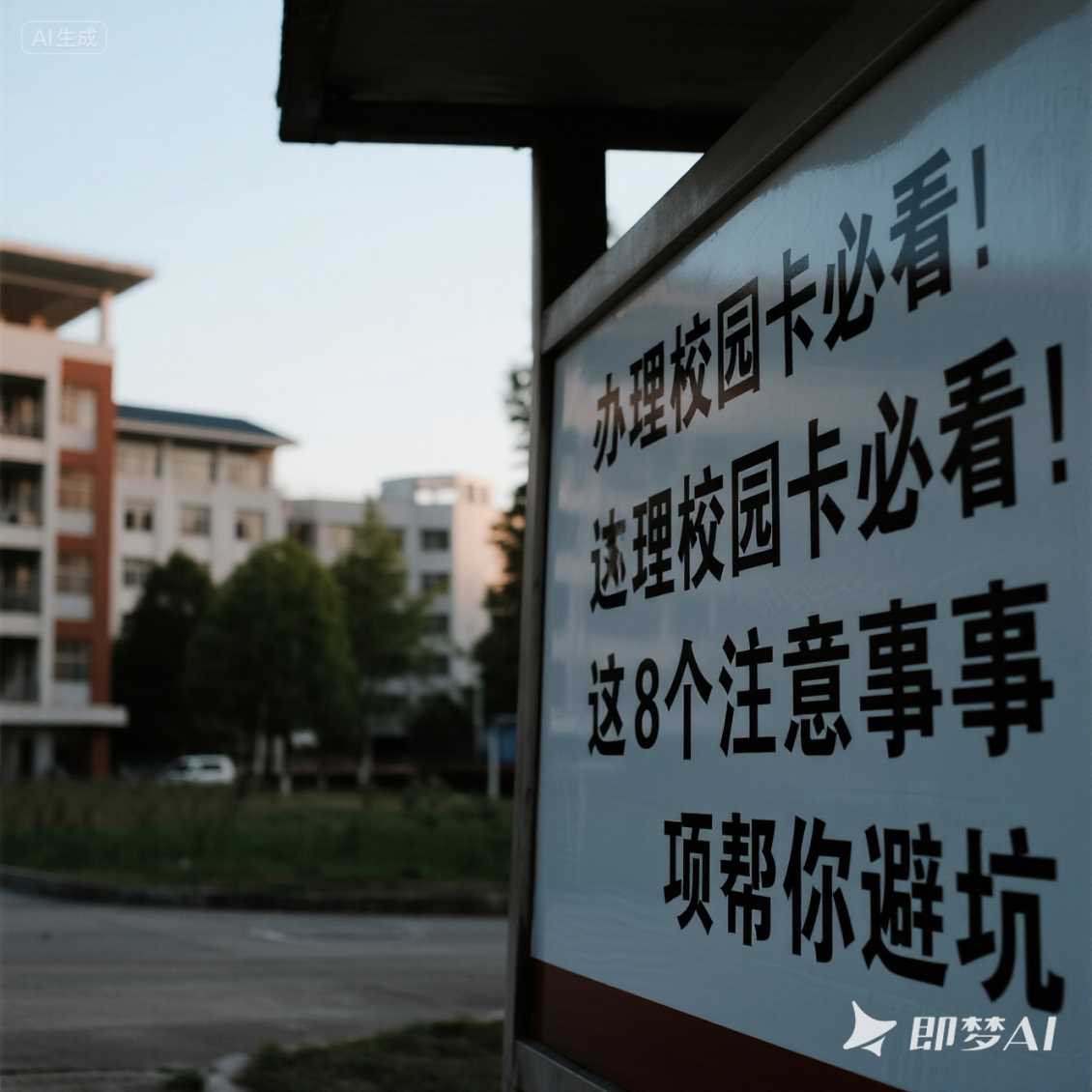 郑州办理校园卡必看！这 8 个注意事项帮你避坑