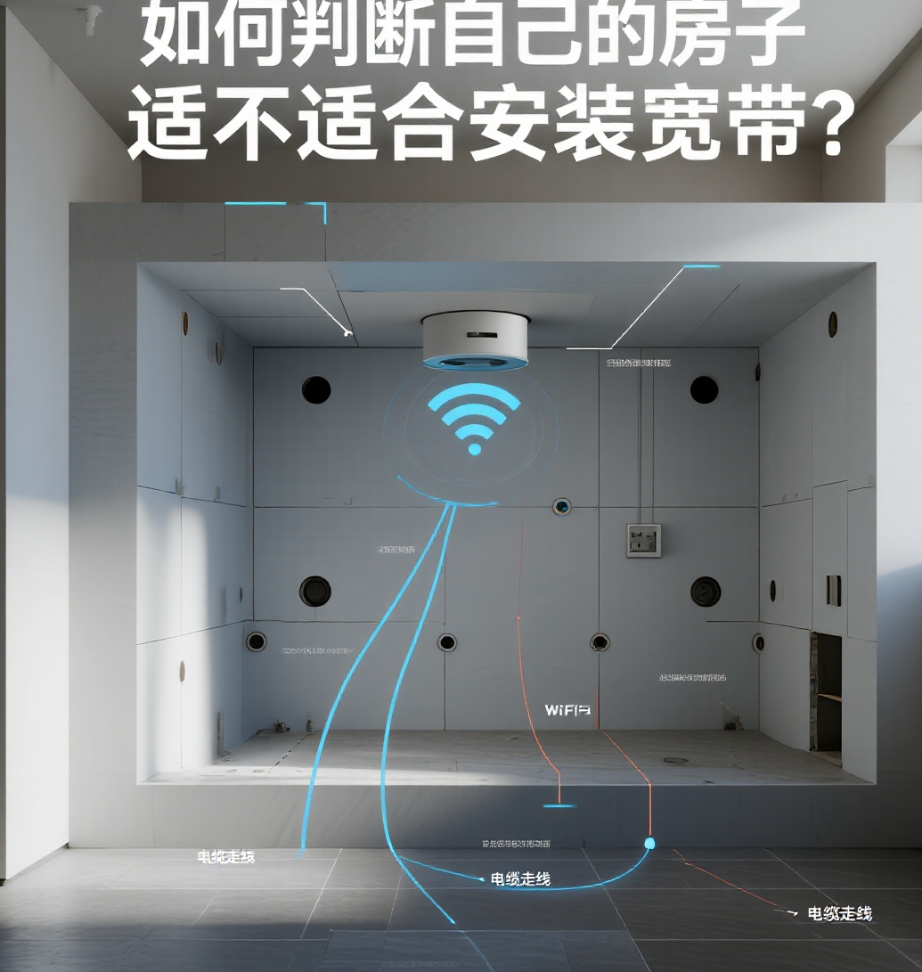 郑州如何判断自己的房子适不适合安装宽带？