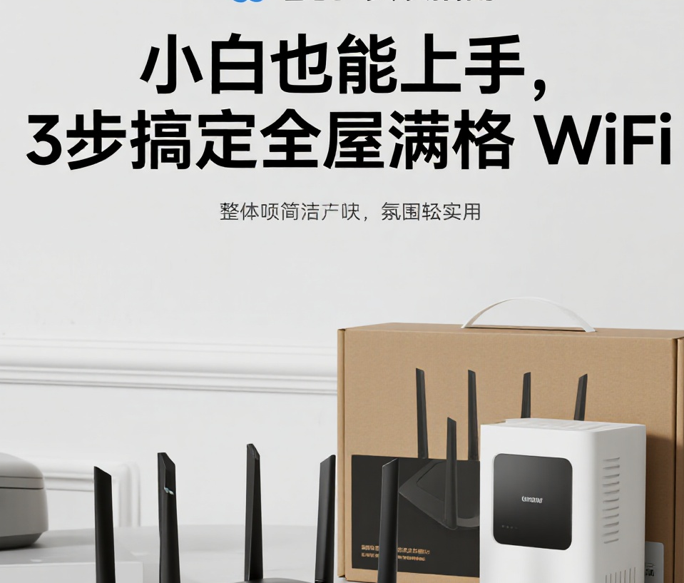郑州分布式路由器安装指南：小白也能上手，3 步搞定全屋满格 WiFi