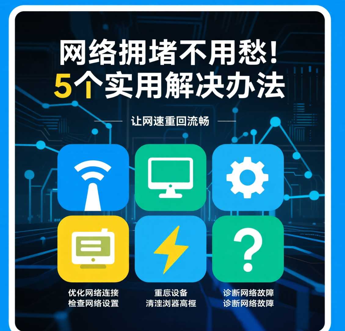 郑州在郑州网络拥堵不用愁！5 个实用解决办法，让网速重回流畅。
